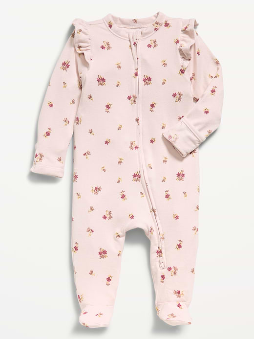Old Navy Unisex 2-Way-Zip Sleep & Play Footed One-Piece for Baby — photo 1