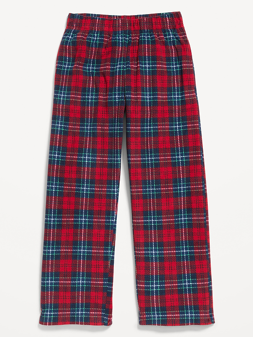 Old Navy Gender-Neutral Microfleece Plaid Pajama Pants for Kids — photo 1