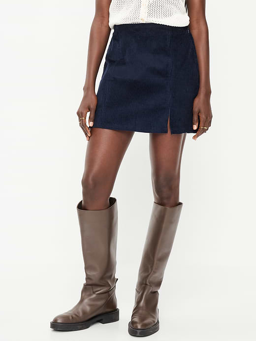 Old Navy Faux-Suede Mini Skirt — photo 3