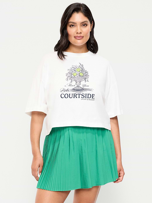 Old Navy Vintage Crew-Neck Oversized Crop Graphic T-Shirt — photo 8