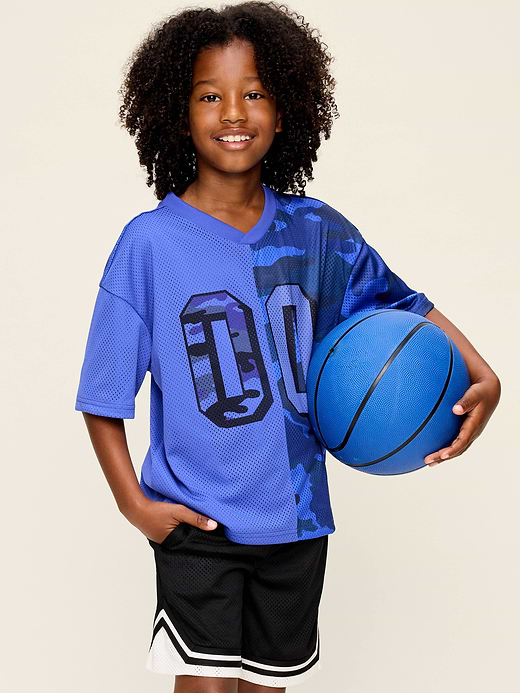 Old Navy Oversized Mesh Graphic T-Shirt for Boys — photo 1