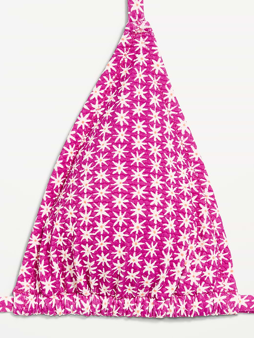 Old Navy Pique Triangle String Bikini Swim Top — photo 9