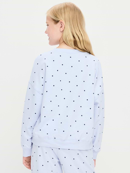 Old Navy Favorite Fleece Oversized Tunic Sweatshirt for Girls — photo 3