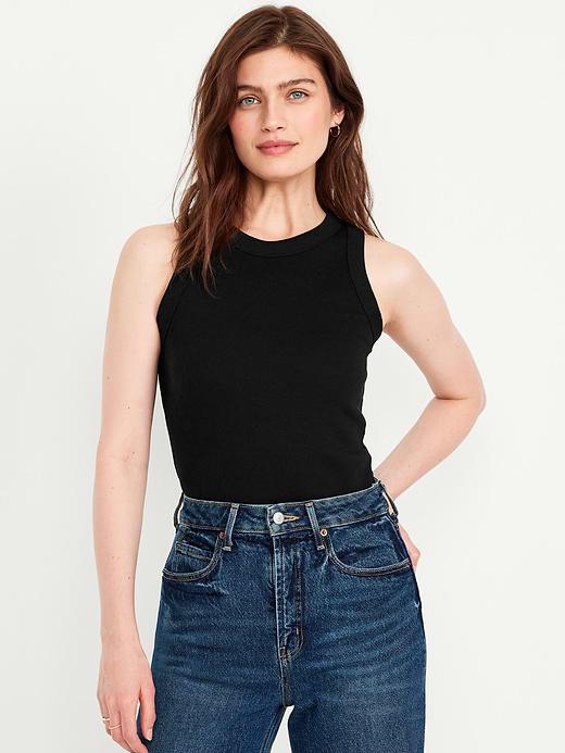 Old Navy Crop Ribbed Tank Top — photo 1
