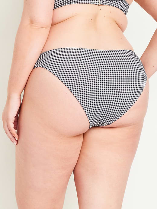 Old Navy Mid-Rise Textured Bikini Swim Bottoms — photo 9
