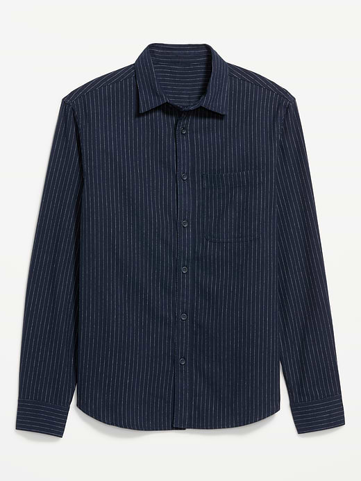 Old Navy Relaxed Long-Sleeve Flannel Pocket Shirt — photo 5