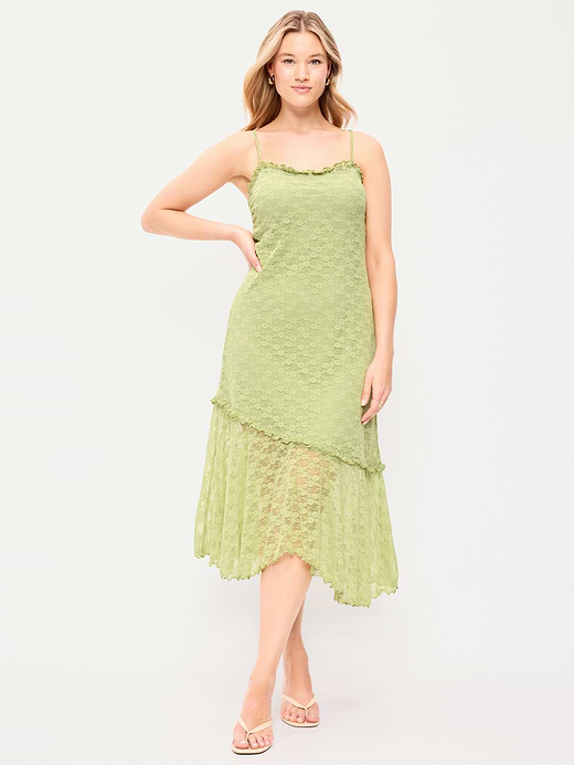 Old Navy Fit & Flare Lace Midi Dress — photo 7