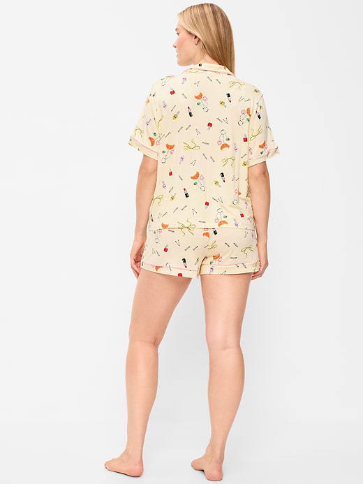 Old Navy Sunday Sleep Knit Jersey Short Set — photo 6