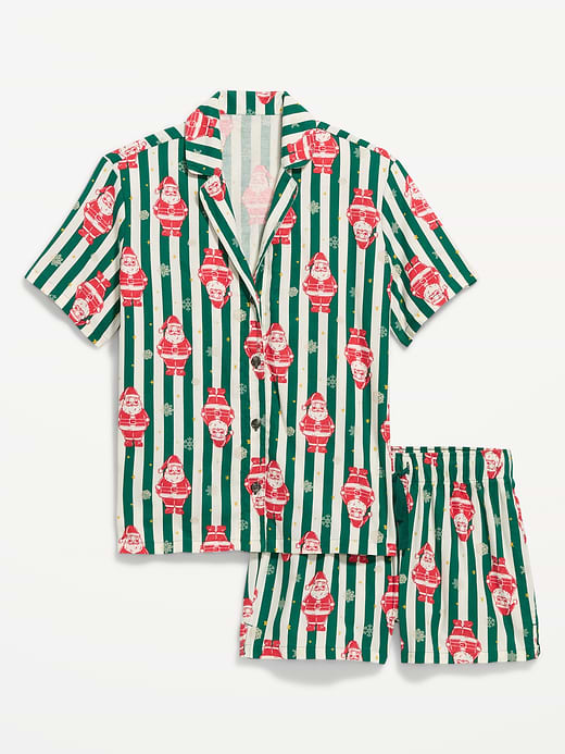 Old Navy Flannel Pajama Short Set for Women — photo 4