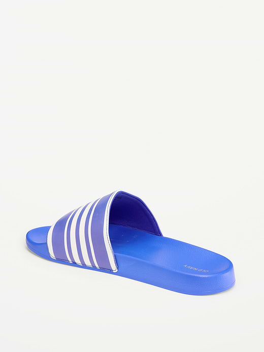 Old Navy Faux-Leather Slide Sandals for Men (Partially Plant-Based) — photo 5