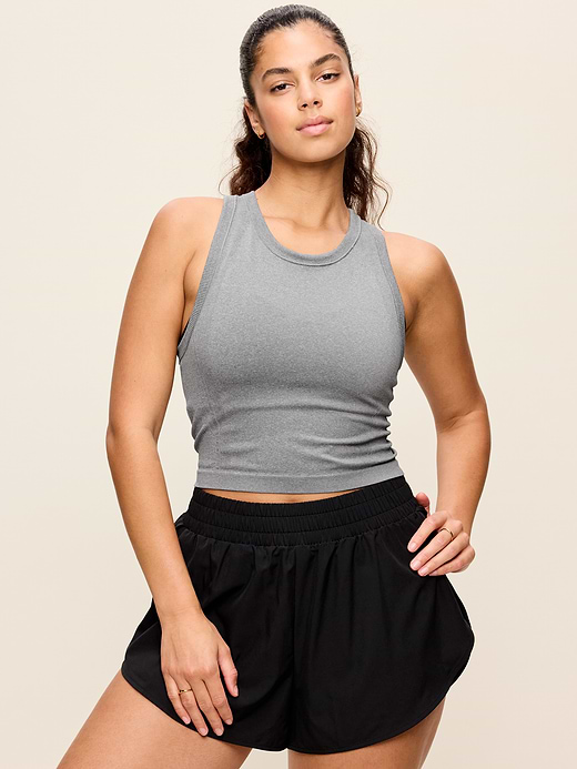 Old Navy Seamless Fitted High-Neck Crop Top — photo 6