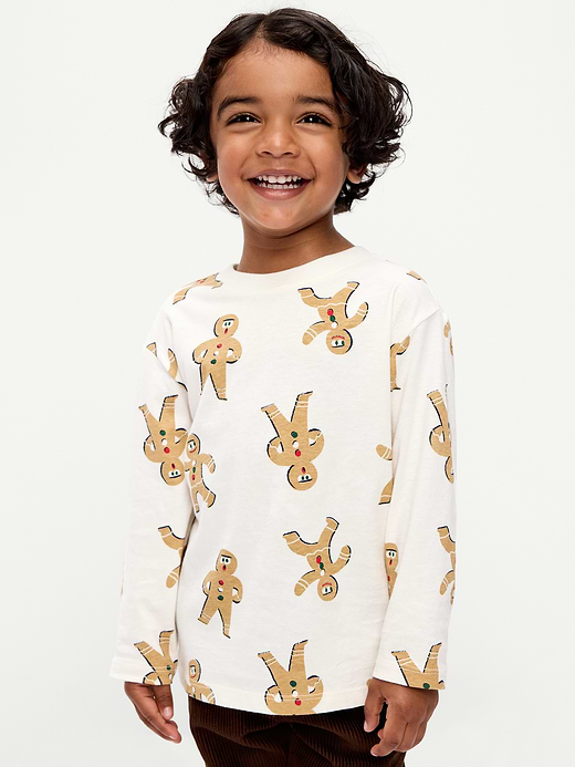 Old Navy Printed Long-Sleeve Unisex T-Shirt for Toddler — photo 1