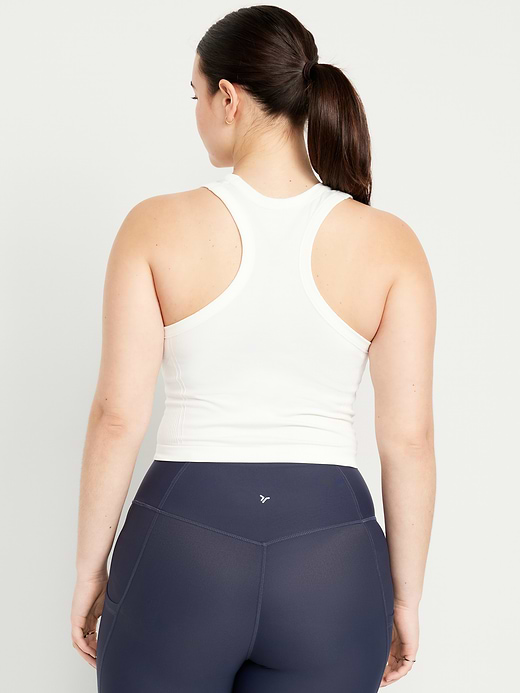 Old Navy Fluid Seamless Fitted Crop Tank Top — photo 7
