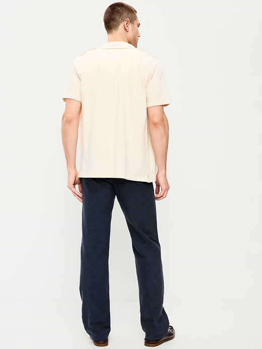 Old Navy 90's Straight-Fit Linen-Blend Dress Pants — photo 4