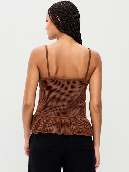 Old Navy Metallic Peplum Tank Top — photo 3