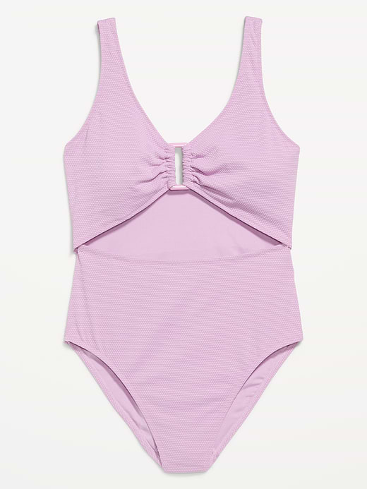 Old Navy Textured One-Piece Cut-Out Swimsuit — photo 5