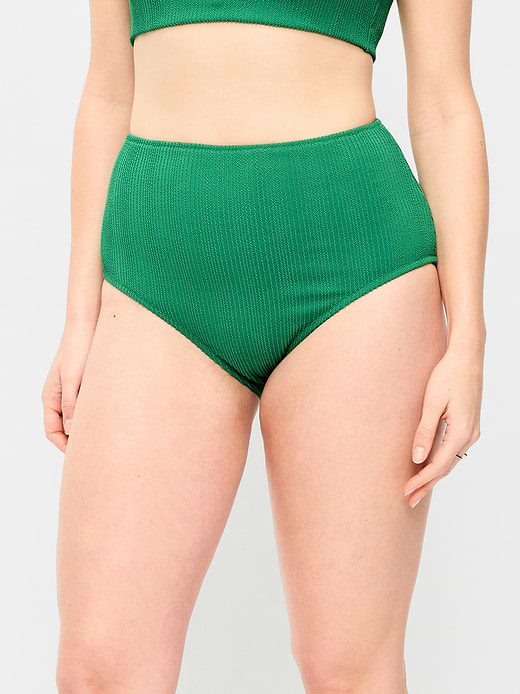 Old Navy High-Waisted Ribbed Bikini Swim Bottoms — photo 6