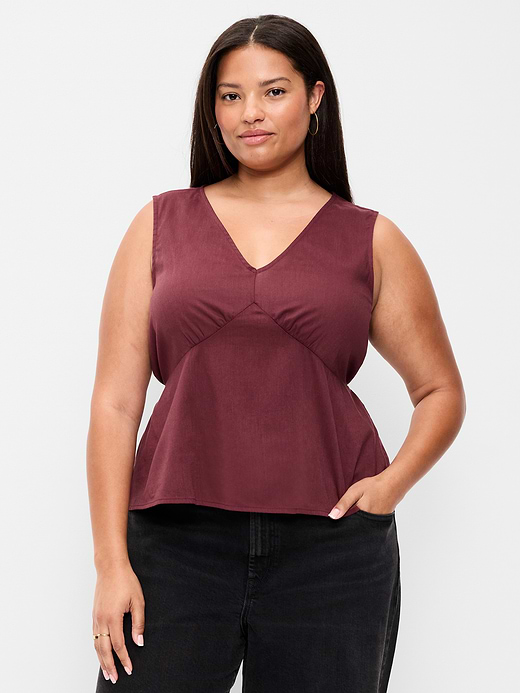 Old Navy Sleeveless V-Neck Tie-Back Top — photo 8