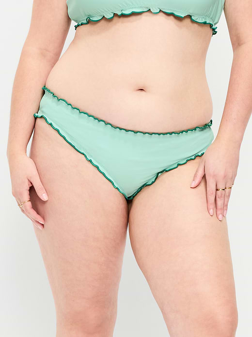 Old Navy Mid-Rise Ruffle Trim Swim Bottoms — photo 6