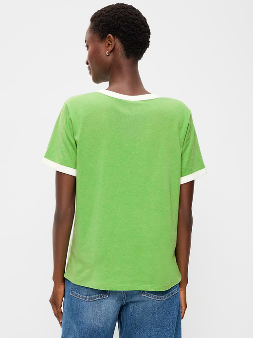Old Navy EveryWear Crew-Neck Graphic Ringer T-Shirt — photo 3