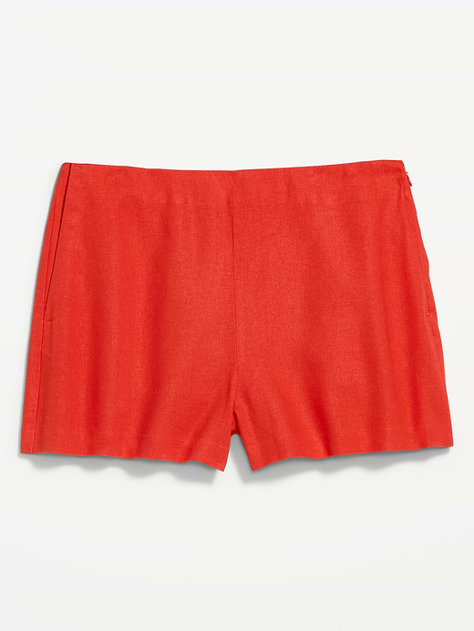 Old Navy High-Waisted Linen-Blend Micro Shorts — photo 5