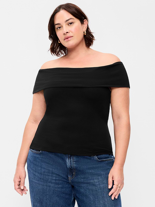 Old Navy Off-The-Shoulder Fitted Top — photo 8