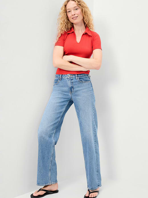 Old Navy Keyhole Polo Top — photo 4