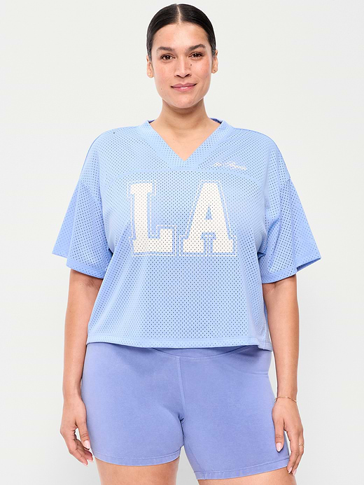 Old Navy Mesh Jersey Football Top — photo 8