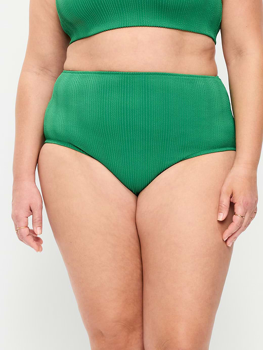 Old Navy High-Waisted Ribbed Bikini Swim Bottoms — photo 8