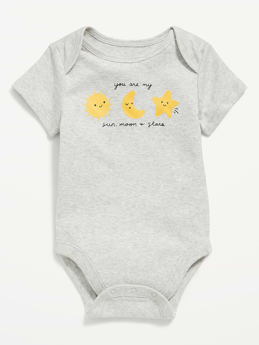 Old Navy Unisex Short-Sleeve Logo-Graphic Bodysuit for Baby — photo 1