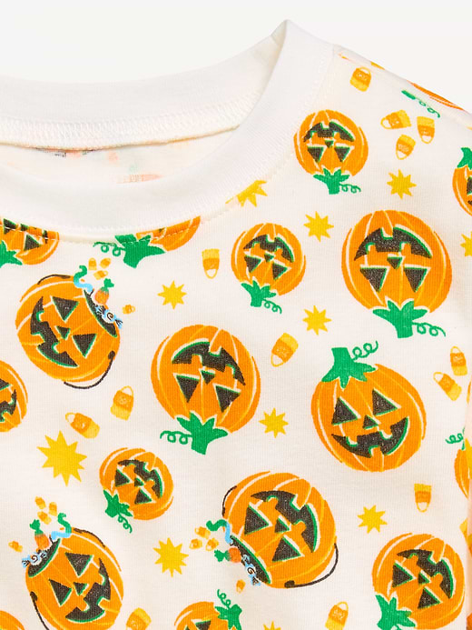 Old Navy Printed Snug-Fit Graphic Pajama Set for Girls — photo 3