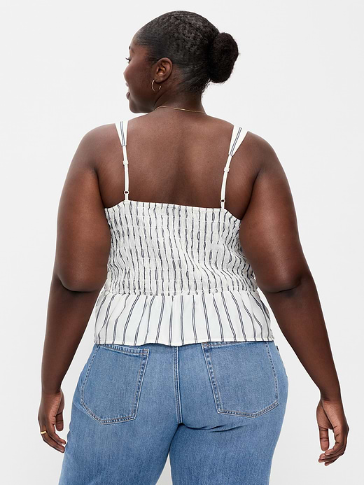 Old Navy Smocked Peplum Tank Top — photo 9