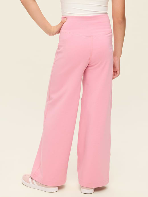 Old Navy High-Waisted PowerChill Crossover Wide-Leg Pants for Girls — photo 3