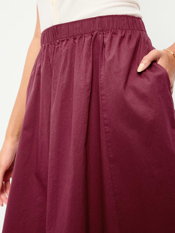 Old Navy Poplin Midi Skirt — photo 5