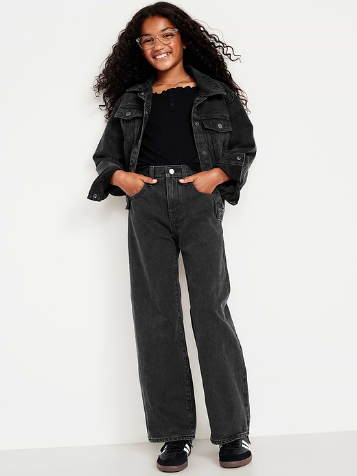 Old Navy Baggy Straight-Leg Jeans for Girls — photo 4