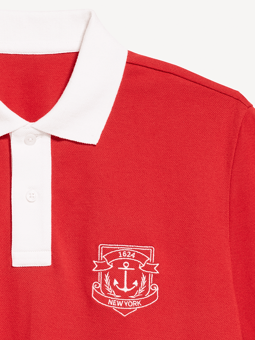 Old Navy Classic Fit Pique Graphic Polo — photo 6