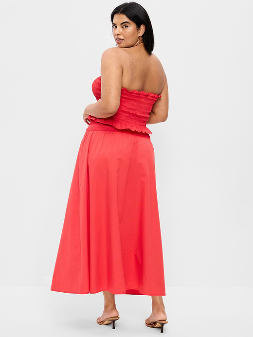 Old Navy Twill Smocked-Waist Maxi Skirt — photo 7