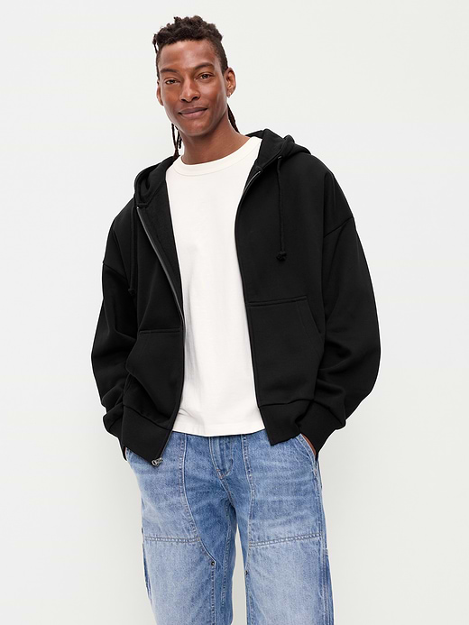 Old Navy Oversized Heavyweight Full-Zip Rotation Hoodie — photo 1