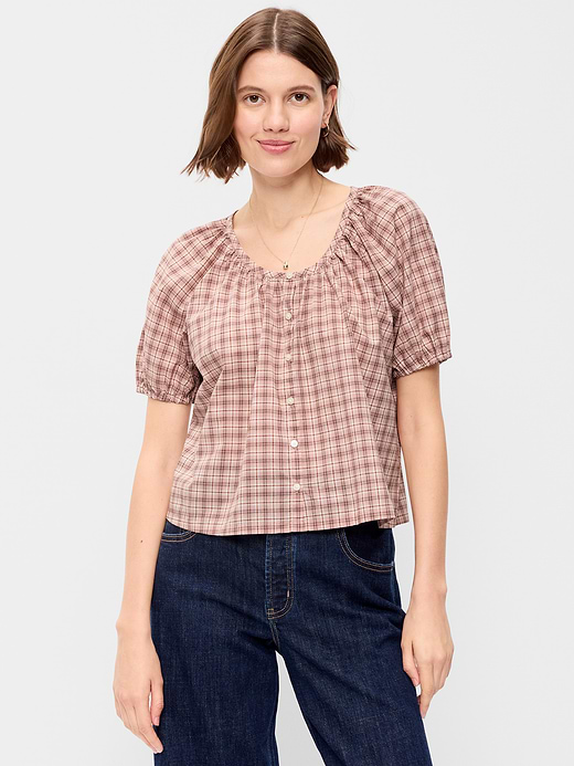 Old Navy Airy Button-Down Top — photo 1