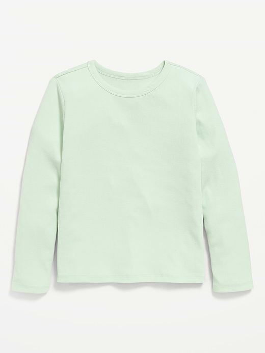 Old Navy Softest Long-Sleeve Ribbed T-Shirt for Girls — photo 1