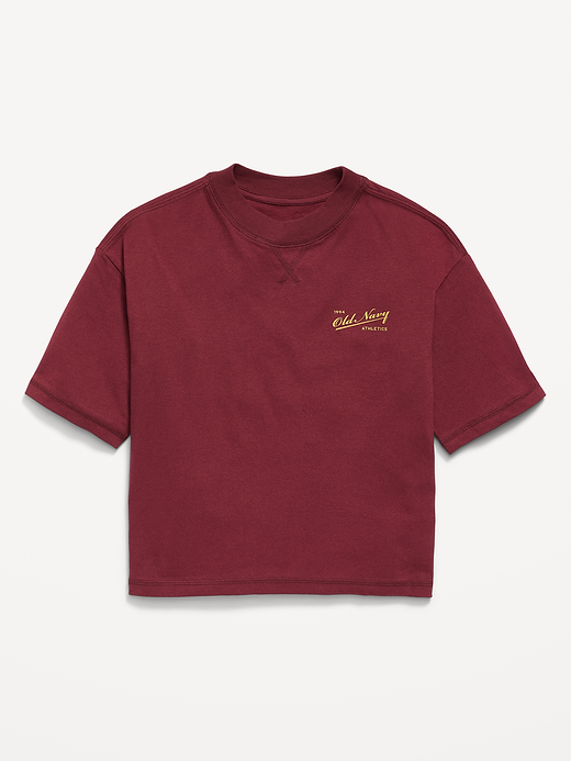 Old Navy Short-Sleeve Boxy Logo Graphic T-Shirt for Boys — photo 1