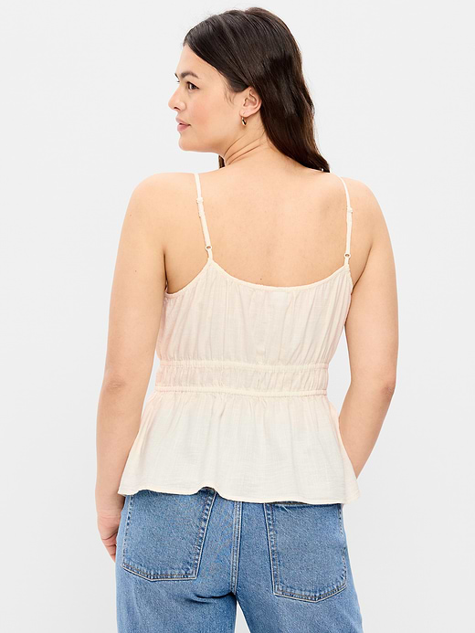 Old Navy Fitted Smocked Tank Top — photo 7