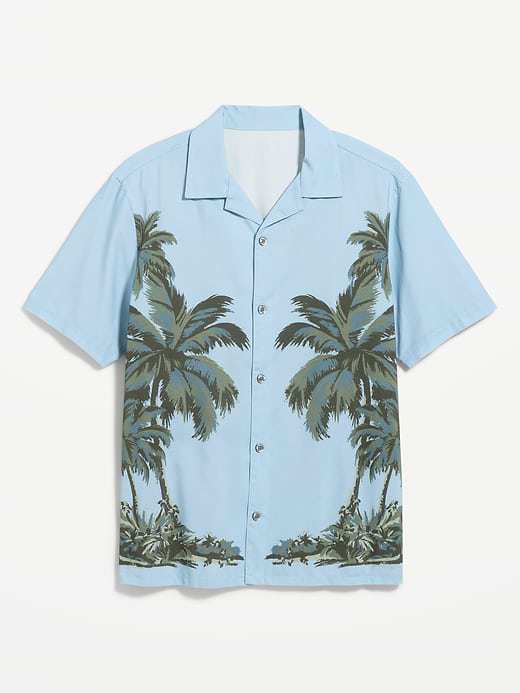 Old Navy Short-Sleeve Floral Camp Shirt — photo 5