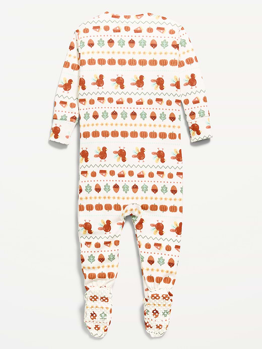 Old Navy Snug-Fit 2-Way-Zip Sleep & Play Footed One-Piece for Baby — photo 3