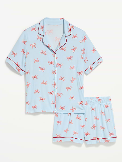 Old Navy Sunday Sleep Knit Jersey Short Set — photo 3