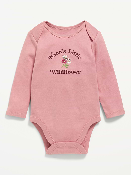 Old Navy Long-Sleeve Graphic Bodysuit for Baby — photo 1