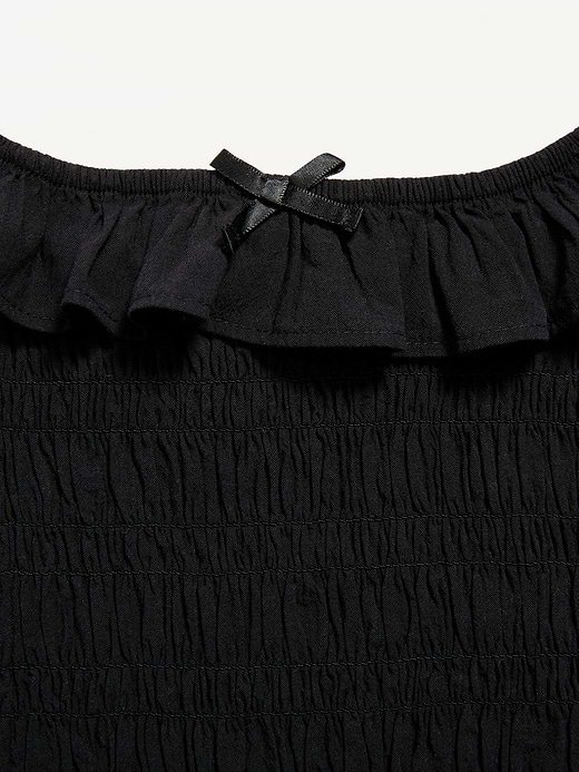Old Navy Sleeveless Fitted Ruffled Smocked Top for Girls — photo 5