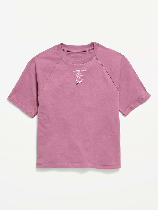 Old Navy Oversized Short-Sleeve Graphic T-Shirt for Girls — photo 1