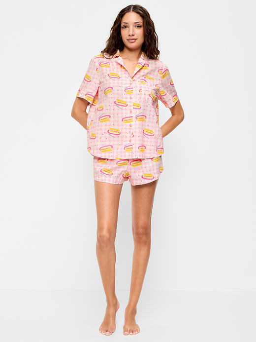 Old Navy Poplin Pajama Short Set — photo 1