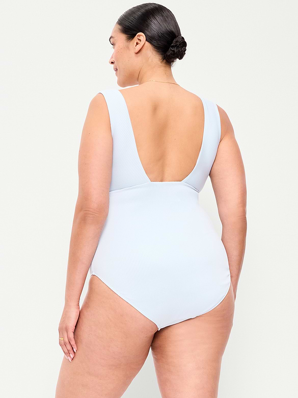 Old Navy Ribbed One-Piece Swimsuit — photo 9